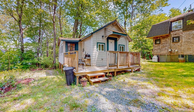 Dog-friendly studio cabin with deck, kitchenette, & fast WiFi - steps to Acadia