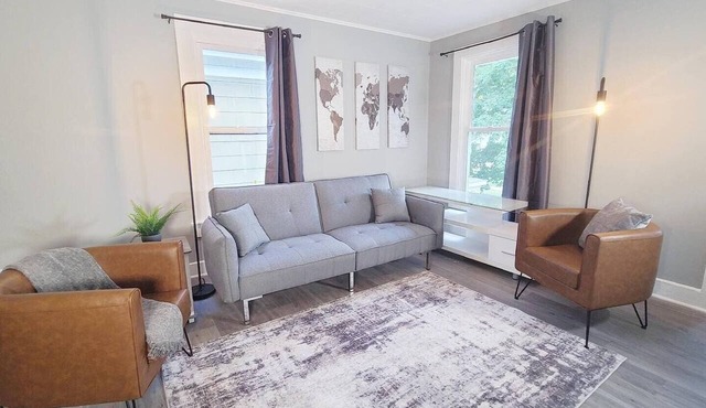 Downtown-Adjacent 2BR Apartment | Pet Friendly Stay