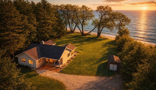 Driftwood Cottage | Lake Michigan Sauna + Fire Pit