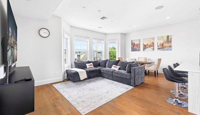 East Boston Penthouse with Views 2 BR, 2BA