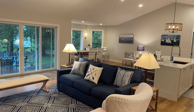 Enjoy nightly sunsets at this Beautiful Door County Waterfront Home