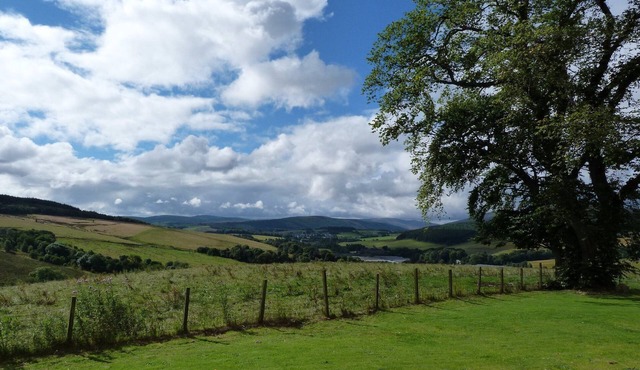 Fabulous open views over Dufftown