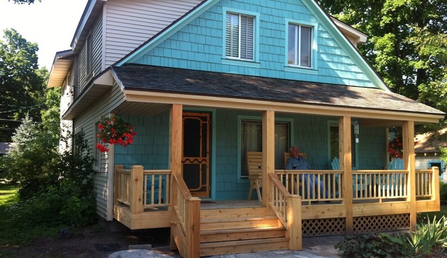 Family Friendly Two-Story Home On Main Street In Empire Four Blocks From Lake
