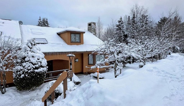 FC17 Stylishly renovated Forest Cottage walk to Bretton Woods ski trails wifi cable ping pong