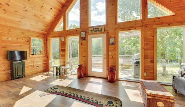 Fish + Hike: Wooded Home w/Deck in Dexter