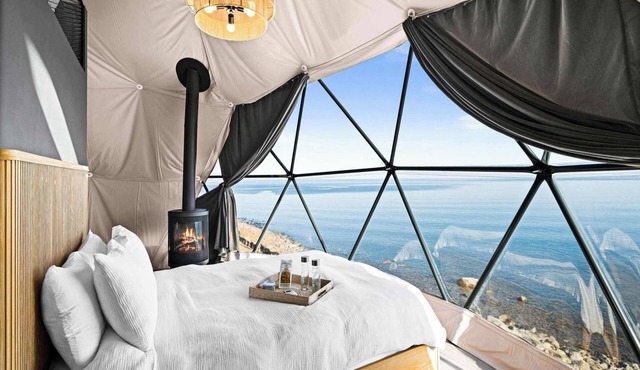 Float Above Lake Superior in Large Dome 10 at The Harbors