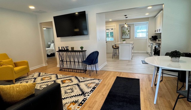 Fortville Fun! 2BR Stylish Home with Game Garage