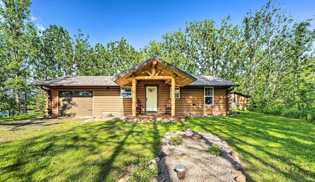 Frederic Lakefront Retreat w/ Dock & Patio!