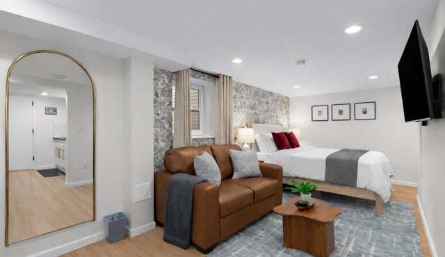 Freshly Remodeled Bright Basement Studio | Clean