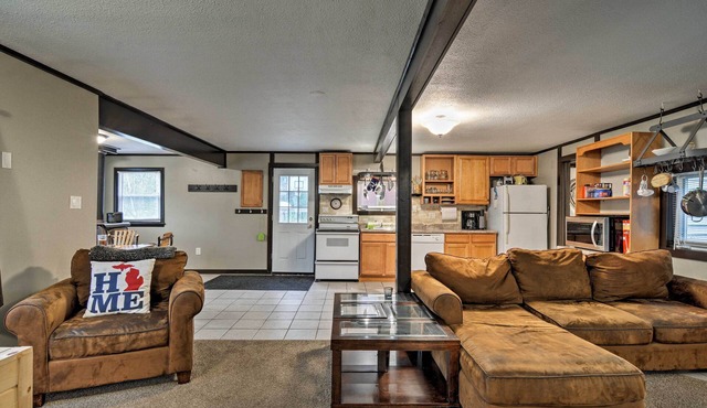 Gaylord Home w/Fire Pit - 3 Mi to Otsego Lake!