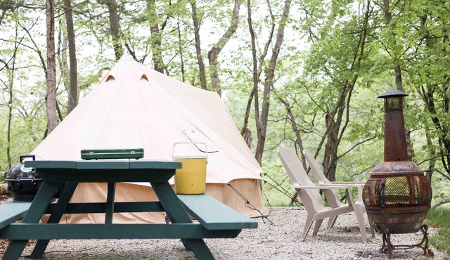 Glamping in the Minnesota Woods