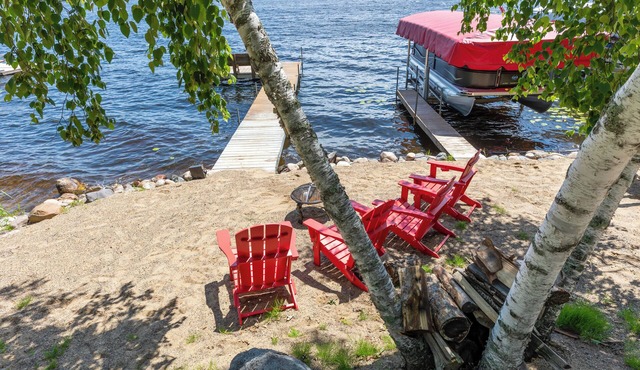 Gorgeous private lake lot on Upper Gull for the perfect summer cabin getaway.