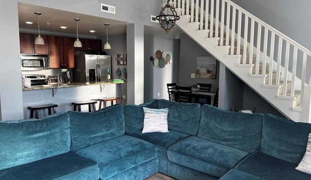 Grand Haven Family Getaway: Stylish Condo, Walk to Beach & Downtown