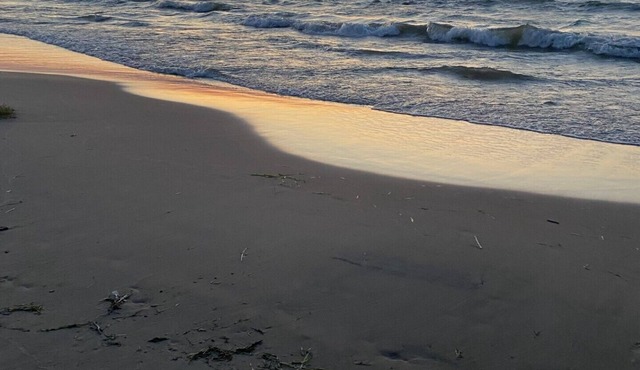 Ground Level Lakefront Condo on Beautiful Lake Huron. Beautiful sunsets!