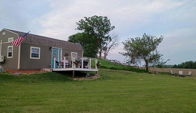 Hallaway Hideaway our tiny home getaway in prime lakes country of Minnesota.