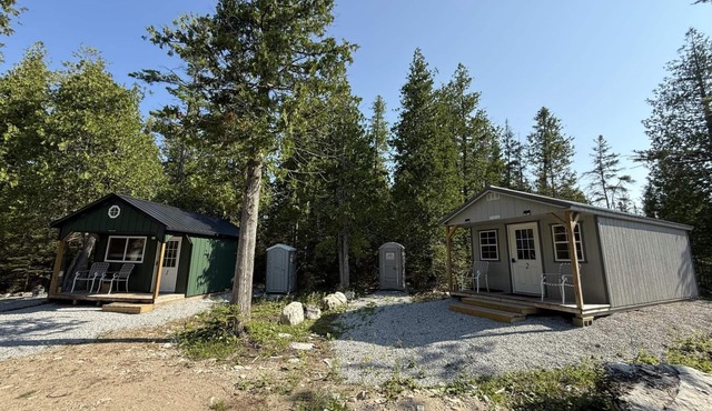 Henry's & White Birch Cabins - Johnswood Off Grid Cabins on Drummond Island
