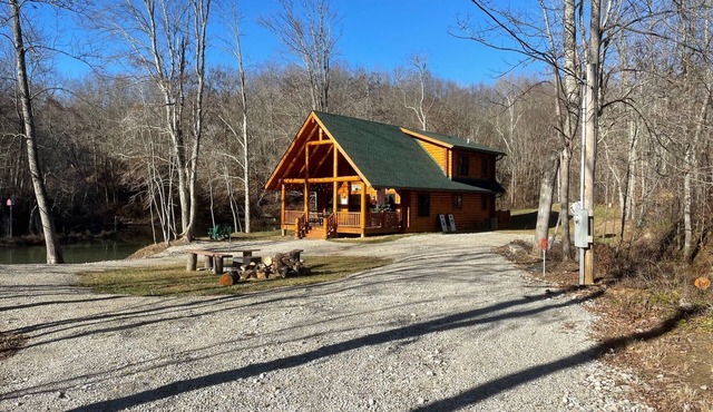 Hidden Gem- Log Cabin on 56 acres