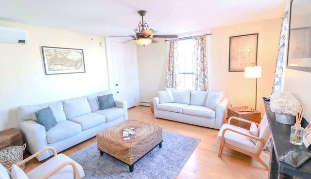 Historic Brick Apartment | Parking + Prime Location