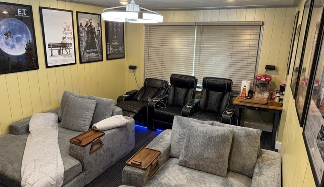 Hot Tub and Home Theatre in the Hood