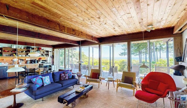 Iconic Mid-Century Home with Gorgeous Ocean Views, Private Pool & Decks