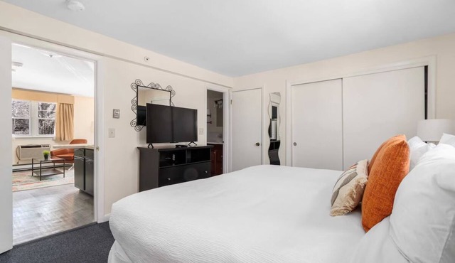 King Suite | The Beverly Hotel | Separate Bedroom and Living Area