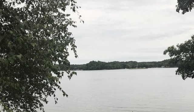 Lake Alexander cabin with hot tub!