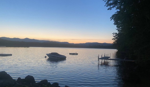 Lake Front Camp with Mountain a view