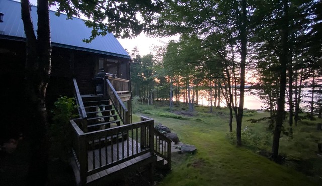 Lake Front Log Estate