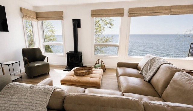 Lake Superior Retreat with Private Sauna and Panoramic Views