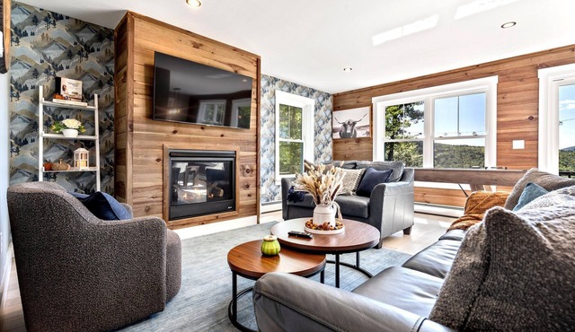 Lakeview & Ski -HotTub!FirePit! Theatre! & CloseToSki! Dog Friendly! Sleeps 12