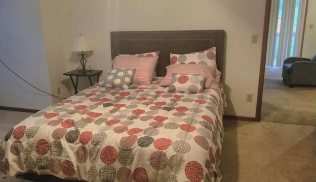 Large 1 BR Apartment in downtown Bismarck. Centrally located, close to Mall.