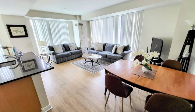 Large 2 Bed/2 Bath by MGH at Chalres River Park, Modern Bldg, Centrally Located