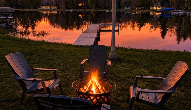 Little Grand Lake Retreat | Kayaks, Firepit, Sleeps 8 | Near Duluth + Ivy Black