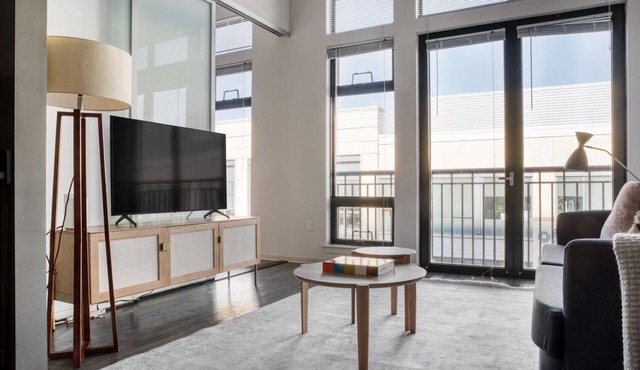 Luxe 1B w/W/D, Gym, Rooftop. Steps from T stop by Blueground