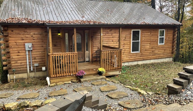 Luxury Cabin Rentals Hocking Hills with Hot Tub and Pet Friendly Old Man's Cave