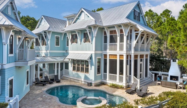 Luxury Forest Retreat with Pool, Spa, Carriage House, and 6-Seater LSV
