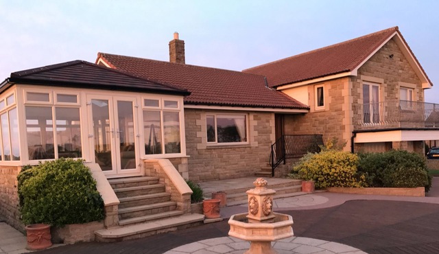Luxury home from home, with stunning views of farmland and the cheviots