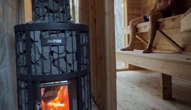 Luxury Lake Geneva cottage w/sauna + hot tub + geodesic dome on 2-acres