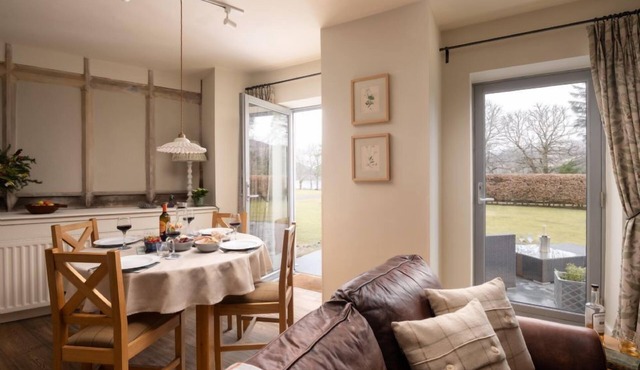 Luxury Self Catering Apartment with Swimming Pool in the Grounds of a Monastery on Loch Ness