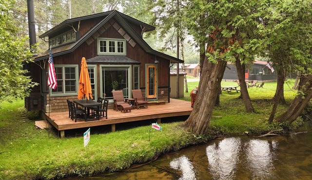 Magical Jordan River Estate | 2-Home Luxury Retreat with 863' Private Frontage
