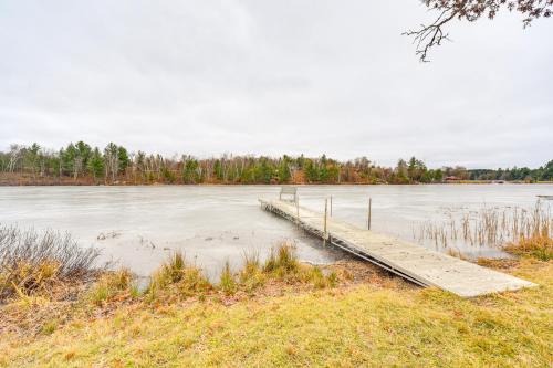 Minong Flowage Cabin w/Fire Pit & Dock!