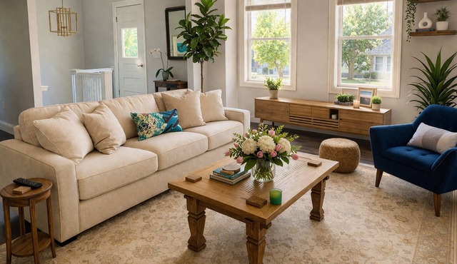 Modern 3BR Apt 1st Fl Parking, WiFi, Ldry. & UTIL inc. Walk to Miriam & Brown U.