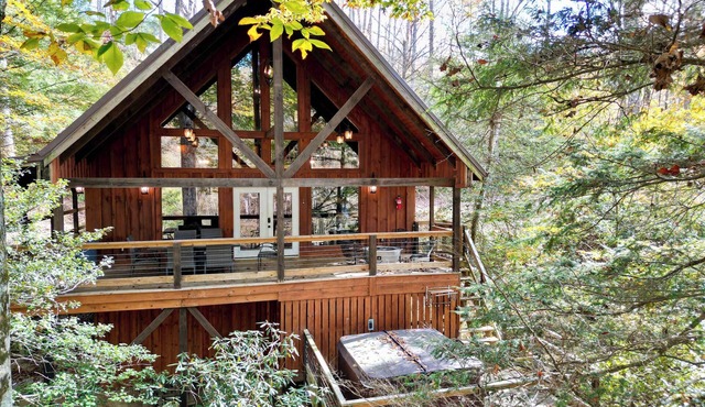 Mountain Laurel-RRG | Hot Tub | Discounted Rates! | Private 12 Acres Next to the Gladie Visitor center off 715 surrounded by National Forest Land and The Best RRG Hiking Trails!