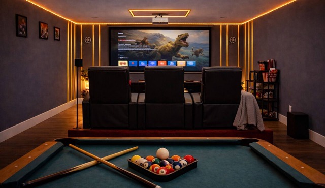 Movie Theater & Game Room Sleeps 8 Indianapolis