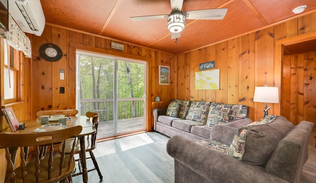 Near Snowmobiling! Carp Lake Cottage w/Fire Pit
