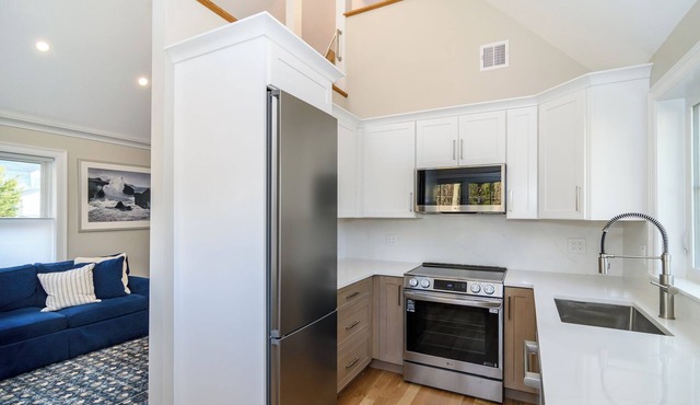 New construction! 1 bedroom plus loft, walk to town, commuter rail, shops