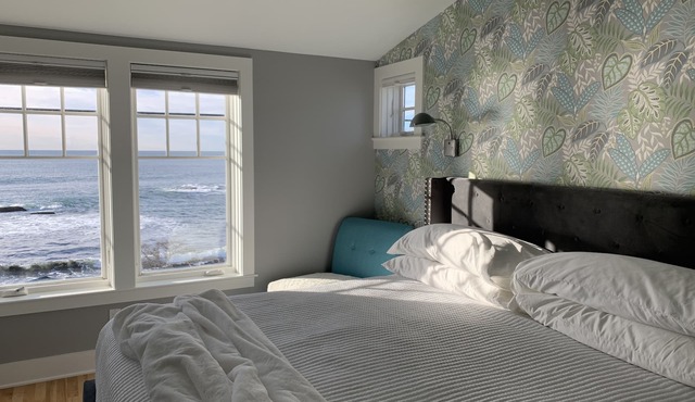 New Ocean-front, Peaks Island, Portland home, Beaches,