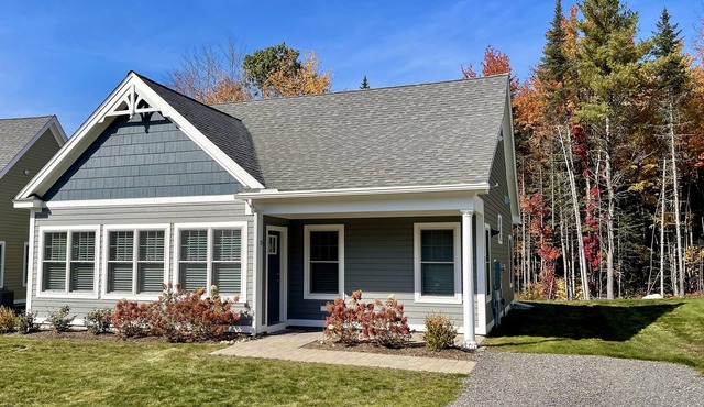 Newly built cottage with gas fireplace, patio, pool & gym - near Kennebunkport