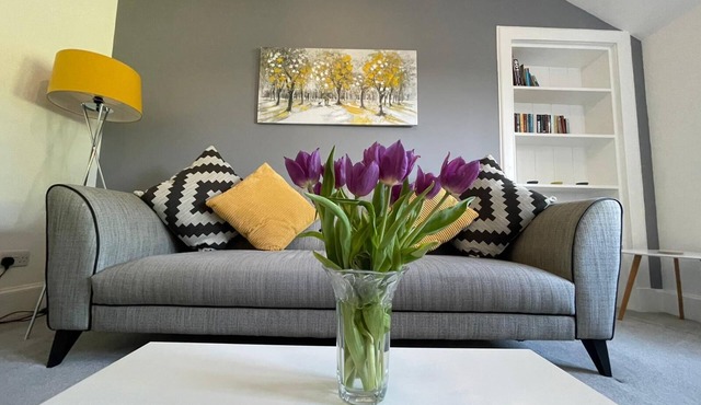 No 10 - Immaculate top floor city centre two bed flat suitable for 4 guests.