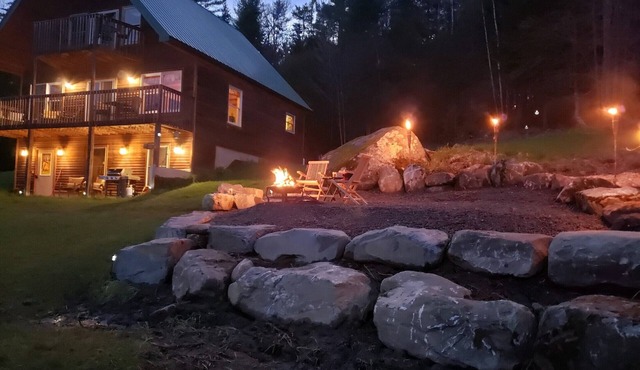Northeast Kingdom Post and Beam home on Miles Pond VT